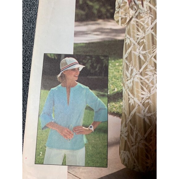 Simplicity Jiffy Caftan Top Sewing Pattern sz 14 7521 - uncut - Picture 8 of 10